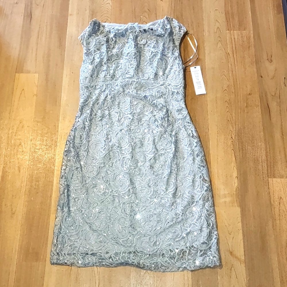 Scarlett Sleeveless Evening Dress .